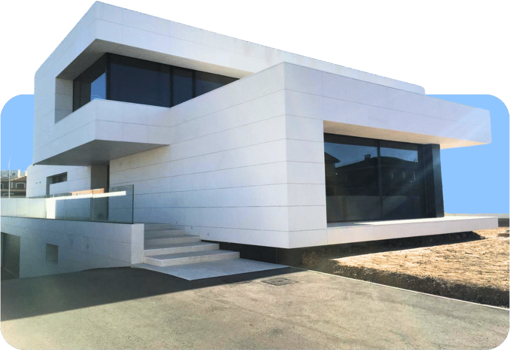 Vivienda de caliza en León